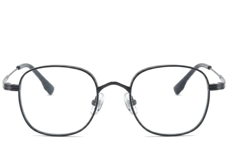 Rectangular Black Titanium Glasses #BS0218-0116