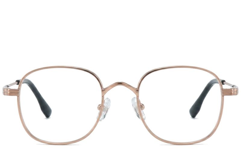 Rectangular Golden Titanium Glasses #BS0218-0120