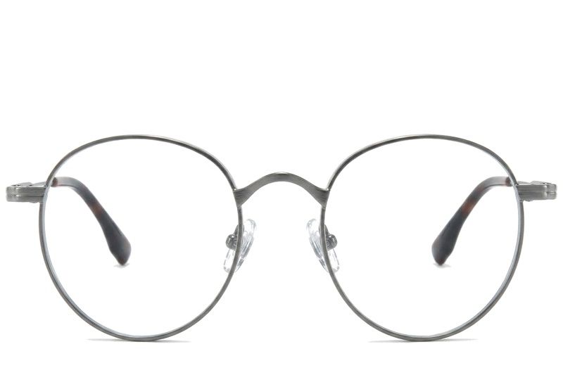 Round Silver Titanium Glasses #BS0218-0124