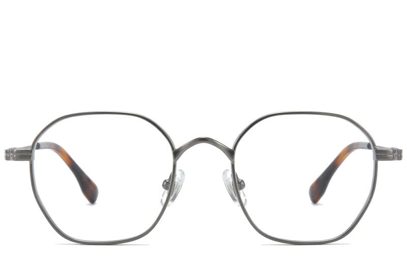 Rectangular Silver Titanium Glasses #BS0218-0129