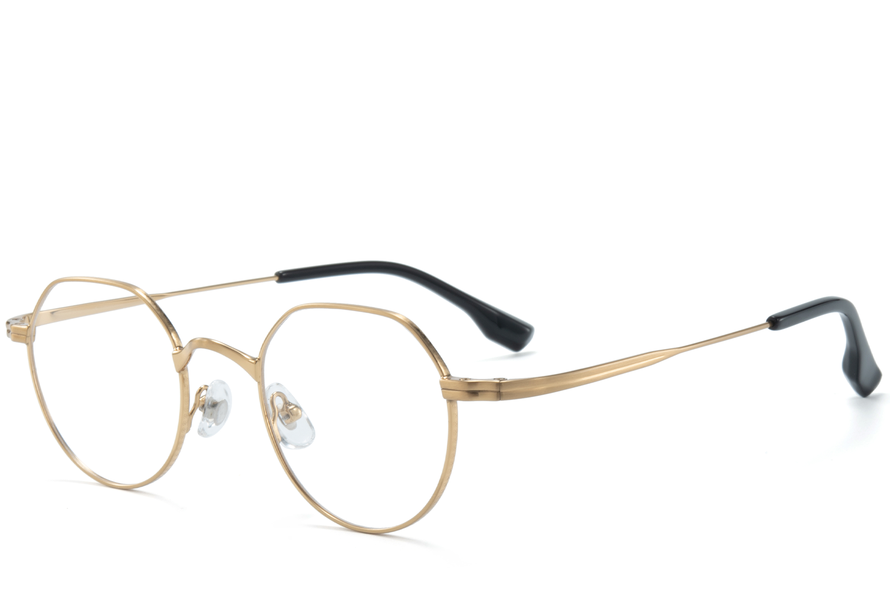 Oval Golden Titanium Glasses #BS0218-0135