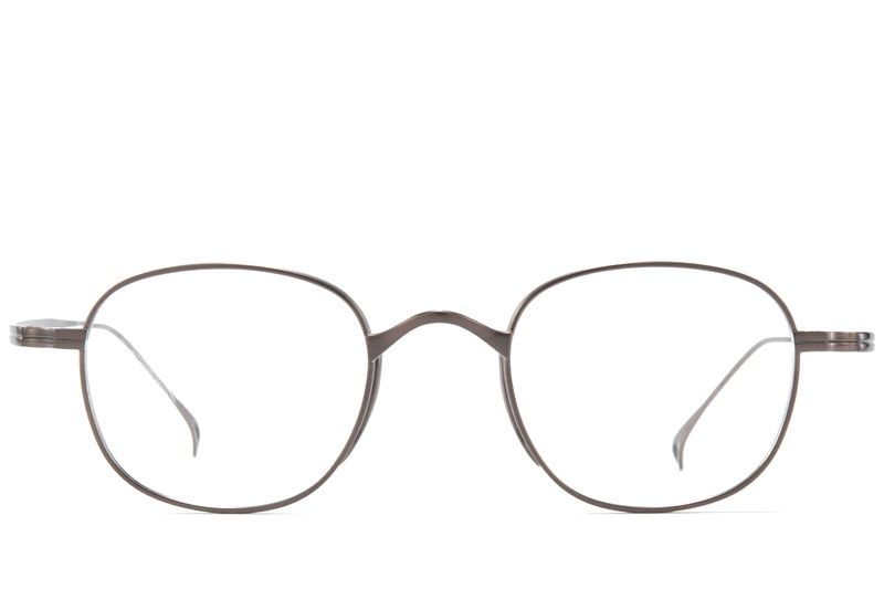 Rectangular Brown Titanium Glasses #BS0218-0137