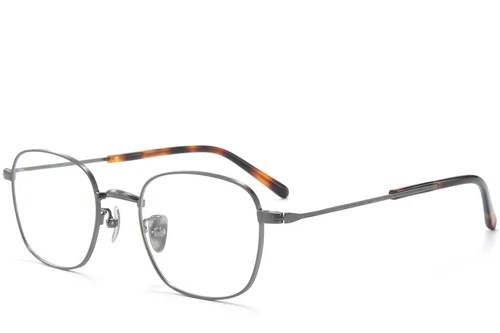 Rectangular Silver Titanium Glasses #BS0218-0164