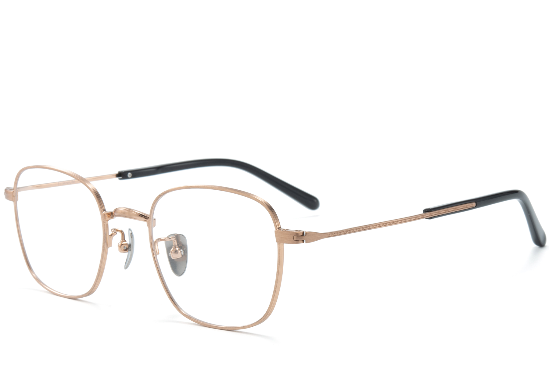 Rectangular Golden Titanium Glasses #BS0218-0165