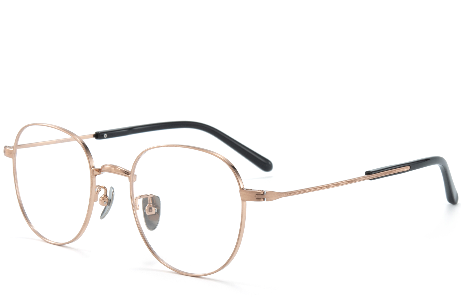 Oval Golden Titanium Glasses #BS0218-0170