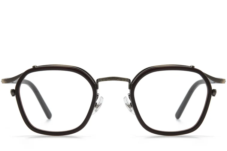 Geometric Brown Titanium Glasses #BS0218-0189