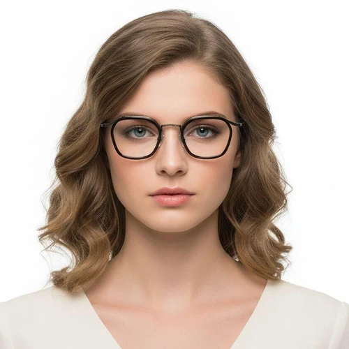 Geometric Brown Titanium Glasses #BS0218-0189