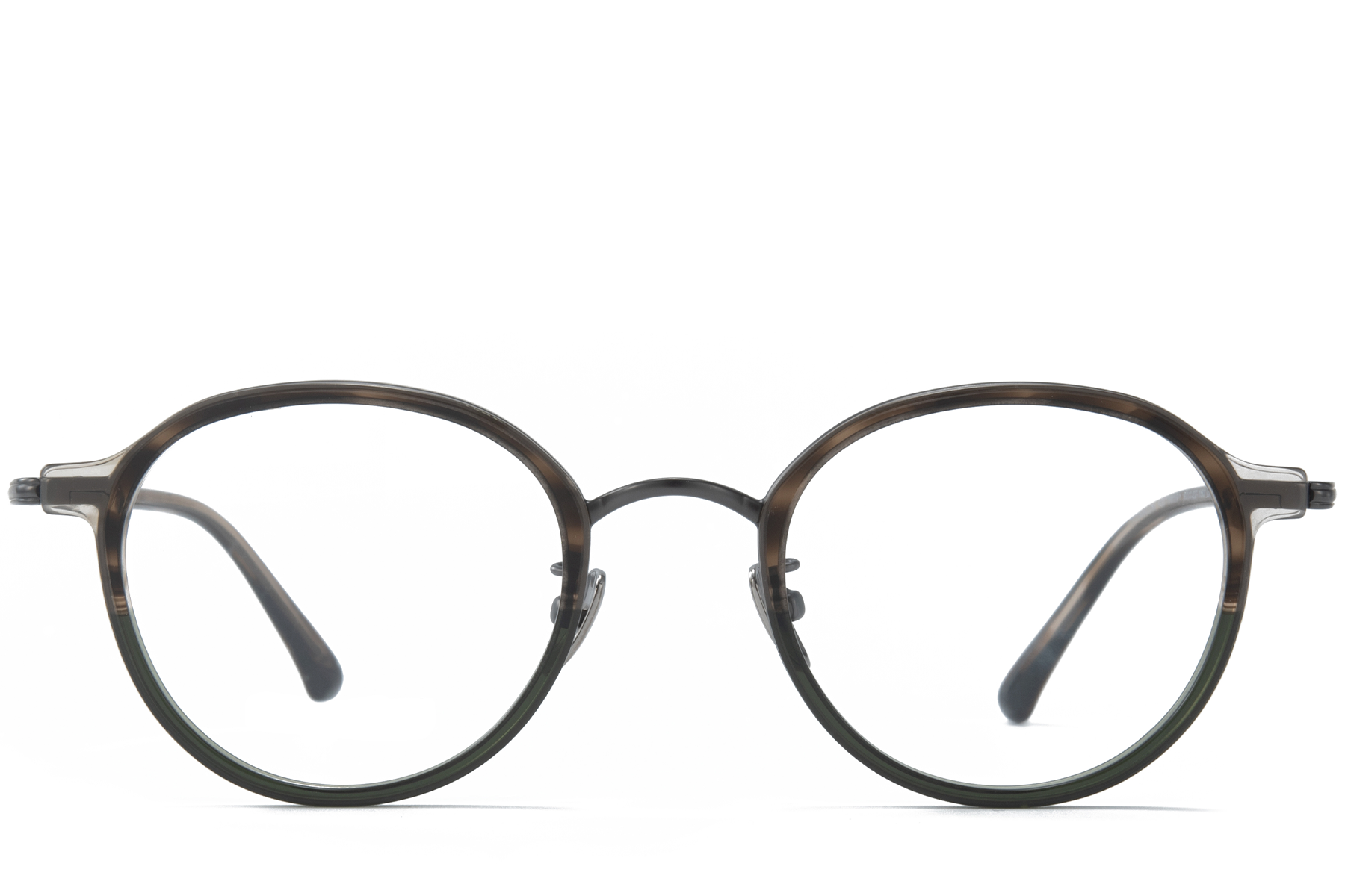Oval Gray Titanium Glasses #BS0218-0228