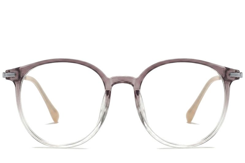 Ovale, violette Titanbrille #BS0218-0230
