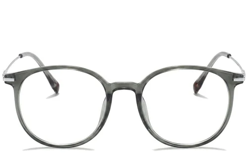 Lunettes ovales en titane vert #BS0218-0231
