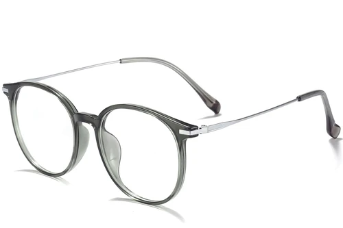 Oval Green Titanium Glasses #BS0218-0231