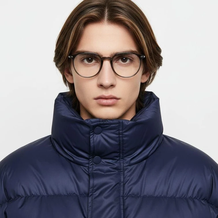 Ovale grüne Titanbrille #BS0218-0231