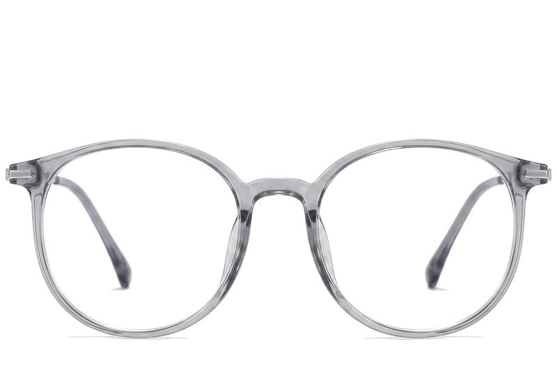 Oval Grey Titanium Glasses #BS0218-0232