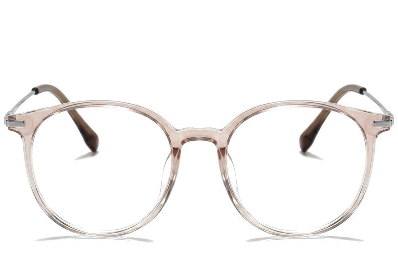 Ovale bruine titanium bril #BS0218-0234