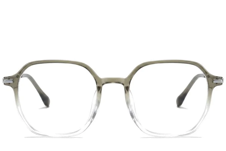 Geometric Green Titanium Glasses #BS0218-0241