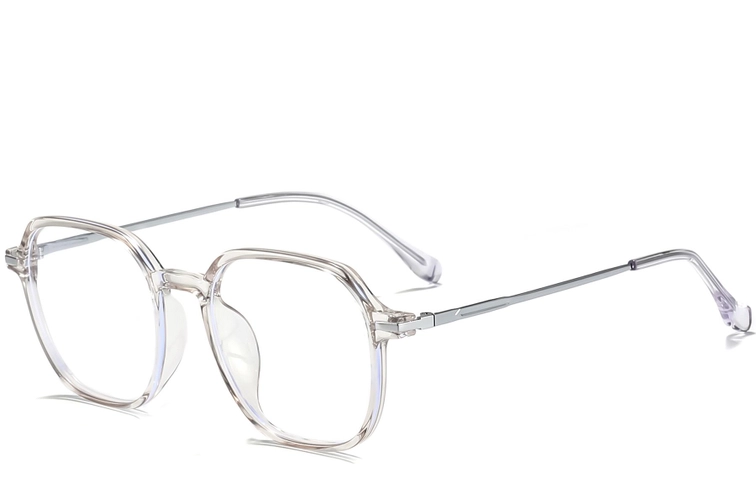 Rectangular Pink Titanium Glasses #BS0218-0248