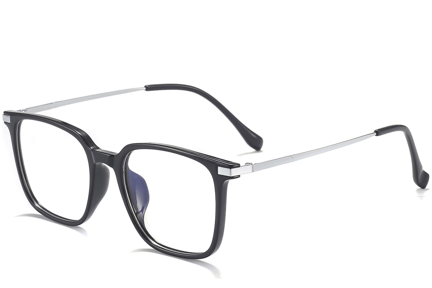 Rectangular Black Titanium Glasses #BS0218-0250