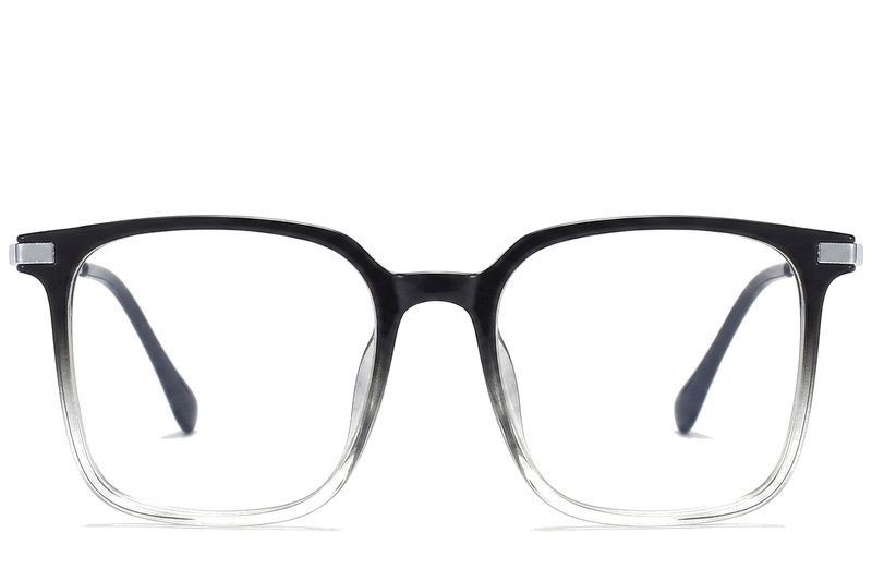 Rectangular Black Titanium Glasses #BS0218-0251