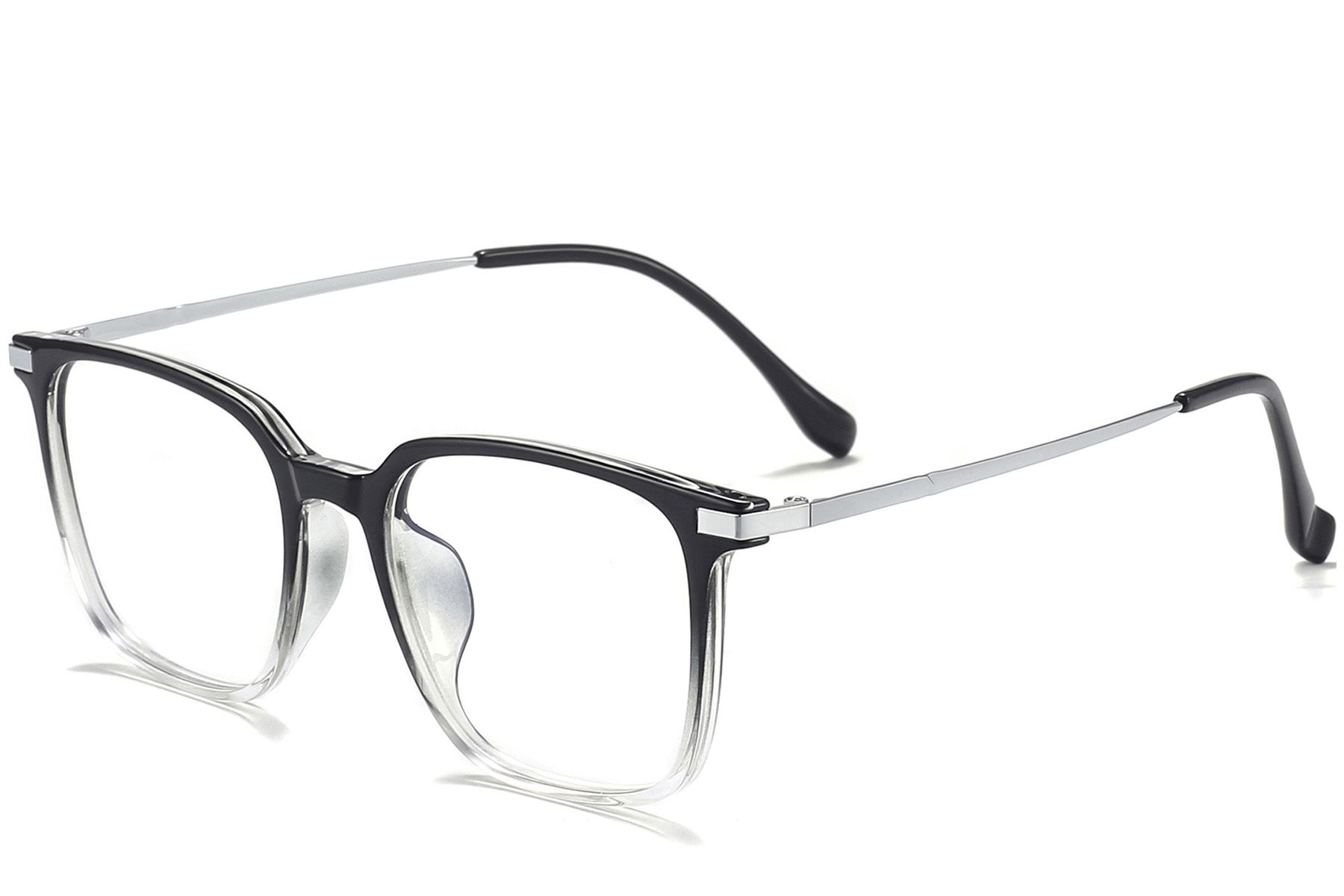 Rectangular Black Titanium Glasses #BS0218-0251