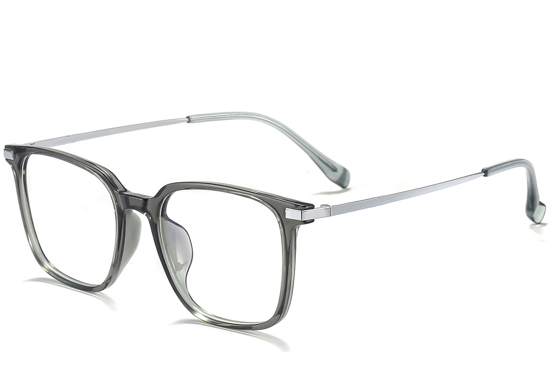 Rectangular Green Titanium Glasses #BS0218-0252