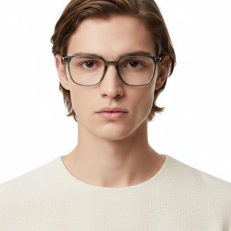 Rectangular Green Titanium Glasses #BS0218-0252
