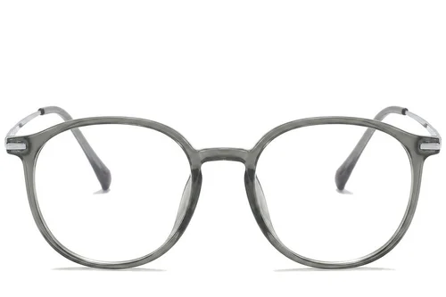 Lunettes ovales en titane vert #BS0218-0259