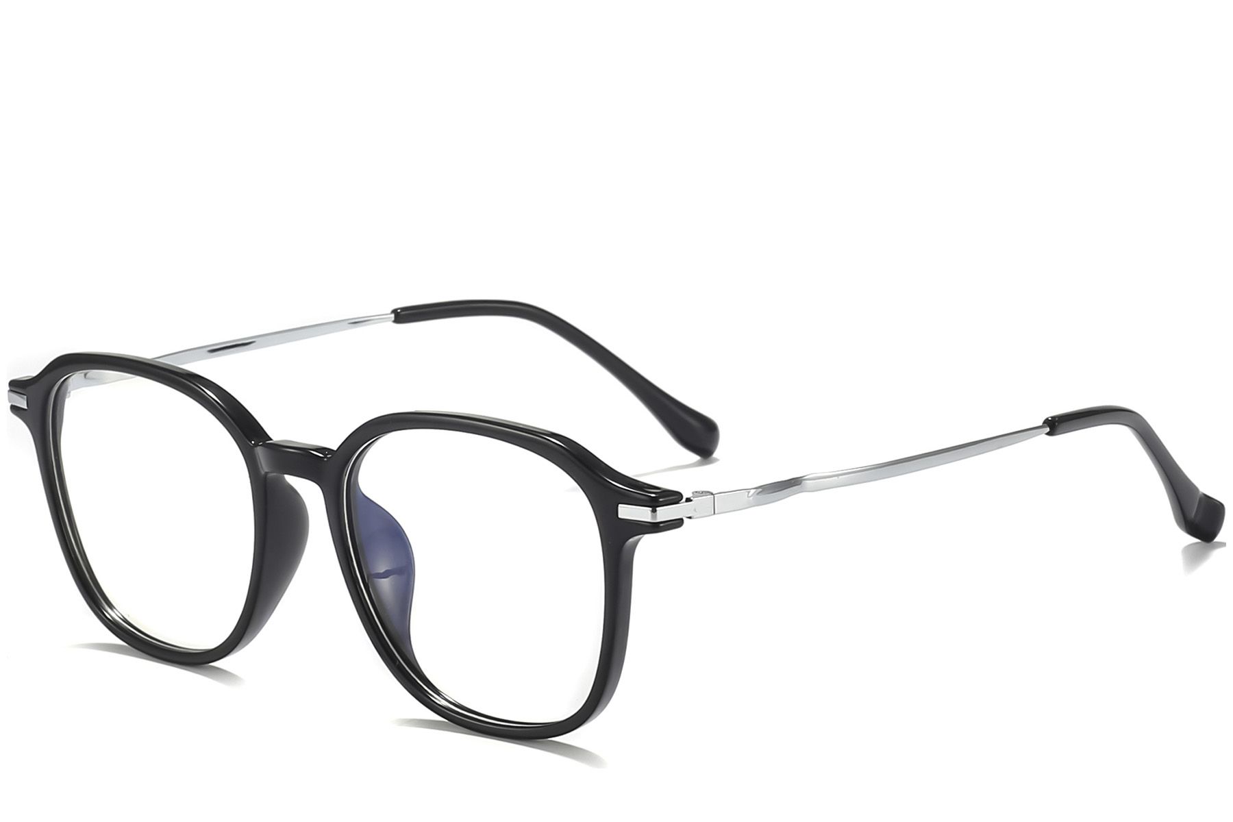 Rectangular Black Titanium Glasses #BS0218-0264