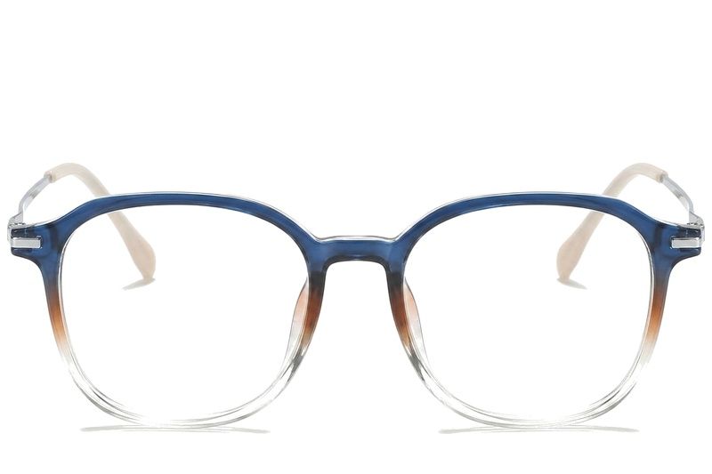 Rectangular Blue Titanium Glasses #BS0218-0265
