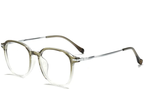 Rectangular Green Titanium Glasses #BS0218-0269