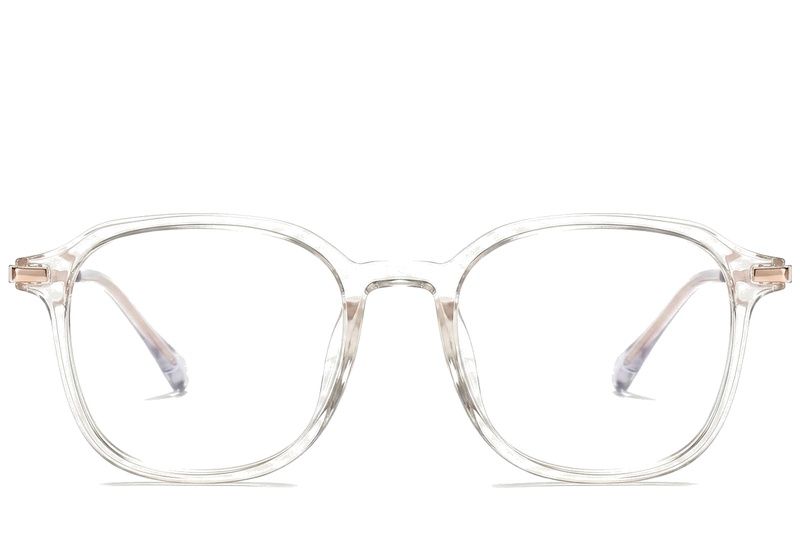 Rectangular Pink Titanium Glasses #BS0218-0270