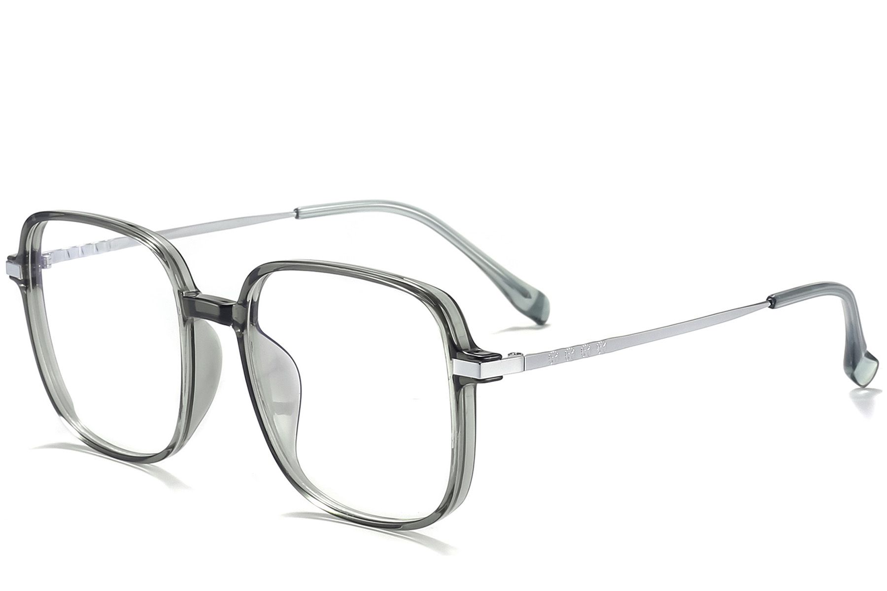Rectangular Green Titanium Glasses #BS0218-0273