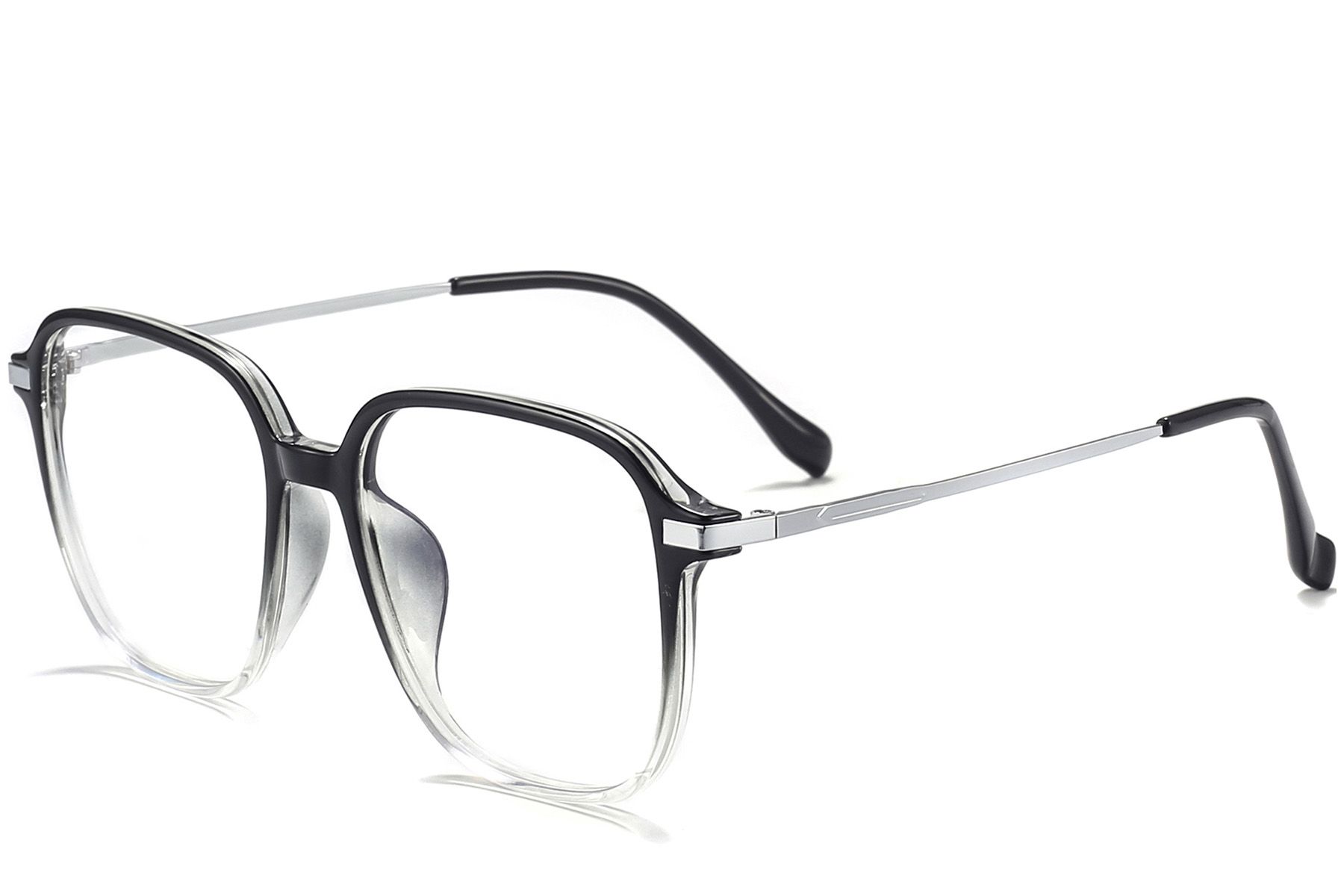 Rectangular Black Titanium Glasses #BS0218-0279