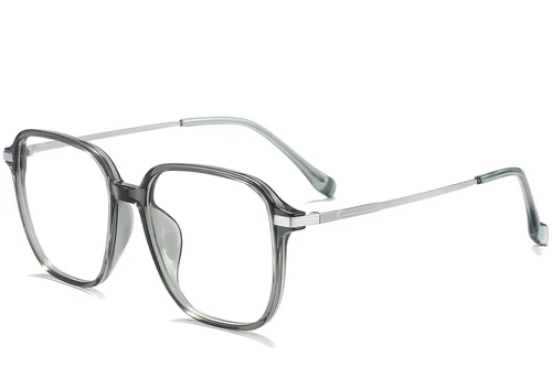 Gafas rectangulares de titanio verde #BS0218-0280