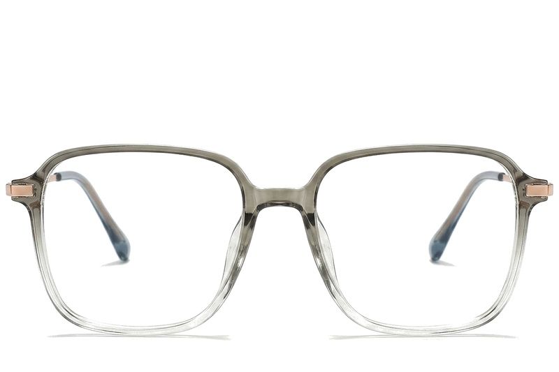 Rectangular Green Titanium Glasses #BS0218-0283