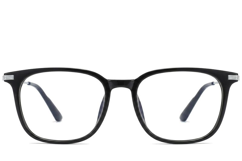 Rectangular Black Titanium Glasses #BS0218-0285