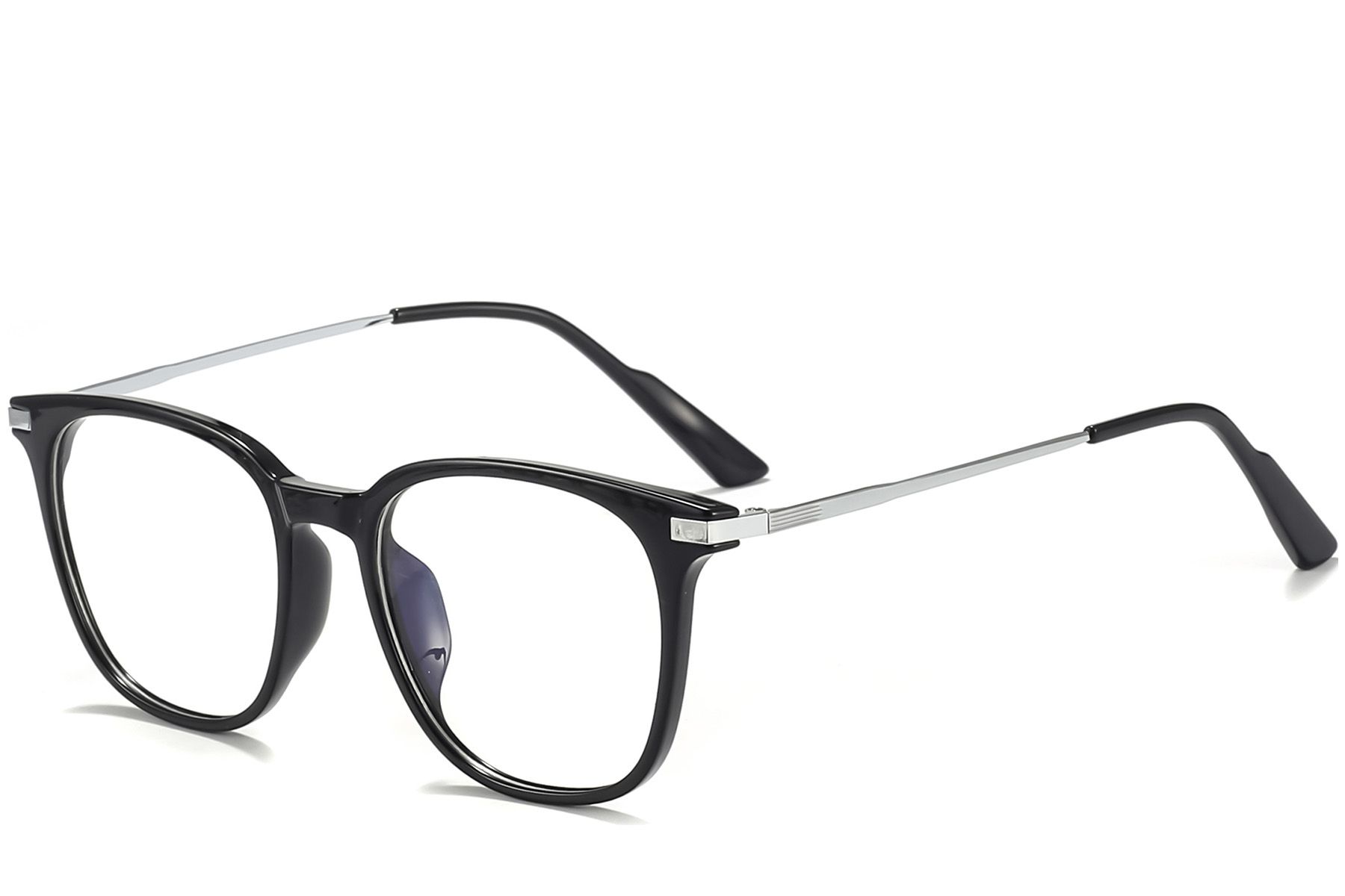 Rectangular Black Titanium Glasses #BS0218-0285