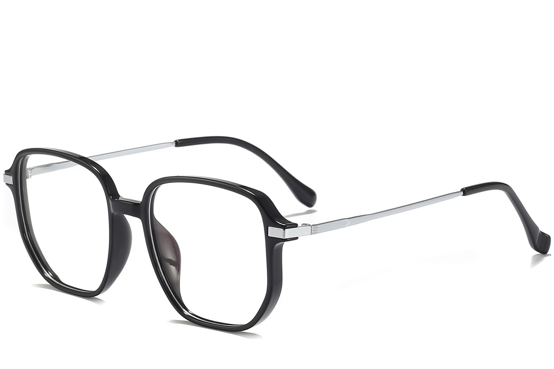 Rectangular Black Titanium Glasses #BS0218-0292