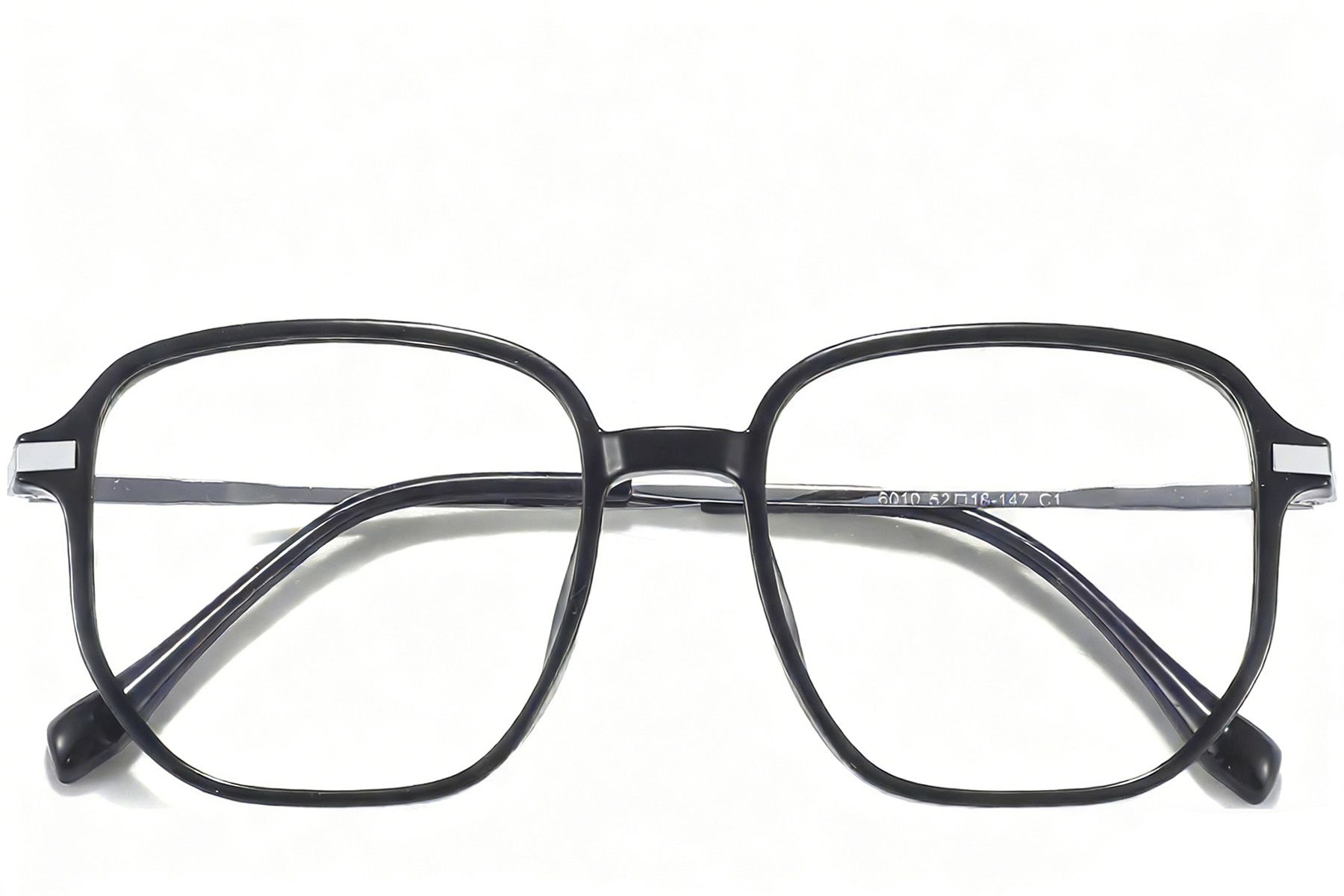 Rectangular Black Titanium Glasses #BS0218-0292