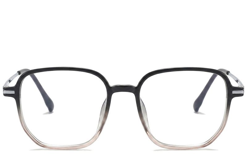 Rectangular Black Titanium Glasses #BS0218-0311
