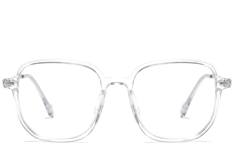 Rectangular Transparent Titanium Glasses #BS0218-0312