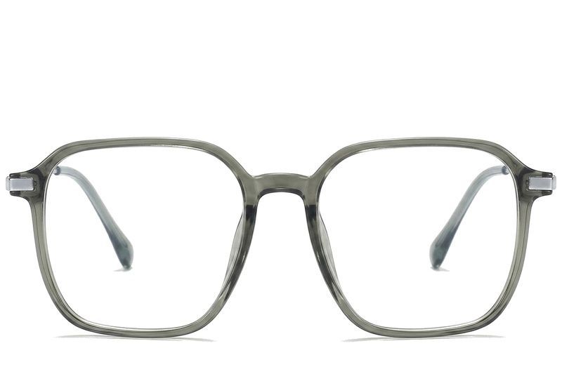 Rectangular Green Titanium Glasses #BS0218-0315