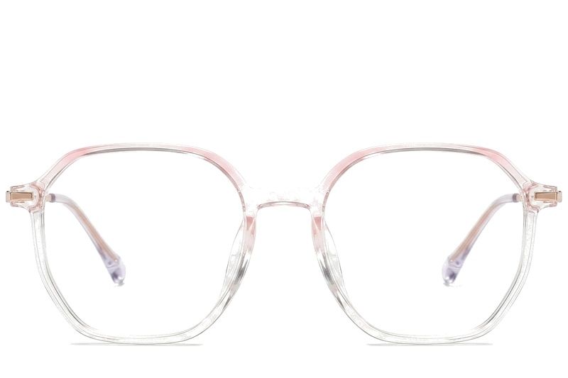 Geometric Pink Titanium Glasses #BS0218-0321