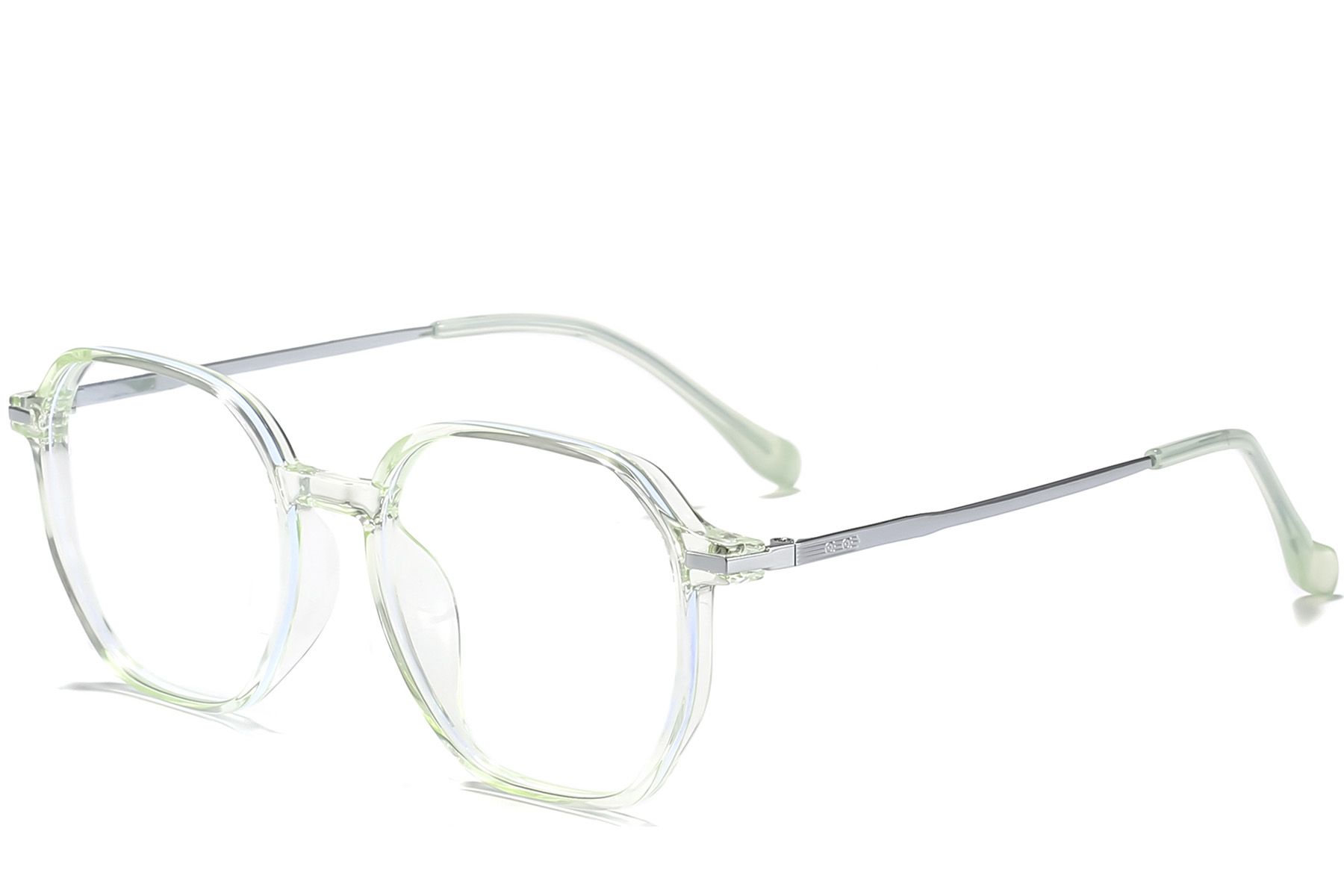 Geometric Green Titanium Glasses #BS0218-0325