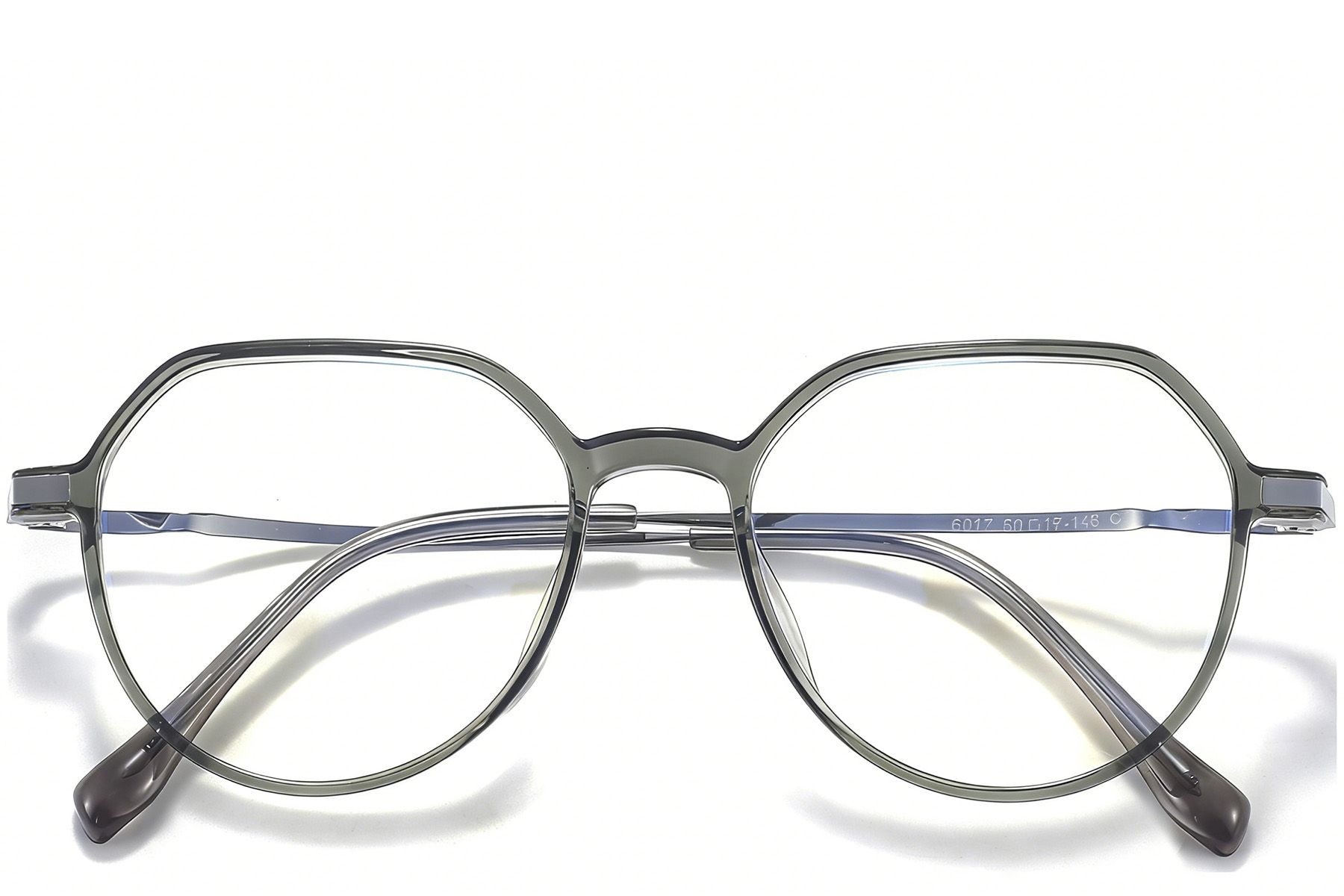 Oval Green Titanium Glasses #BS0218-0329