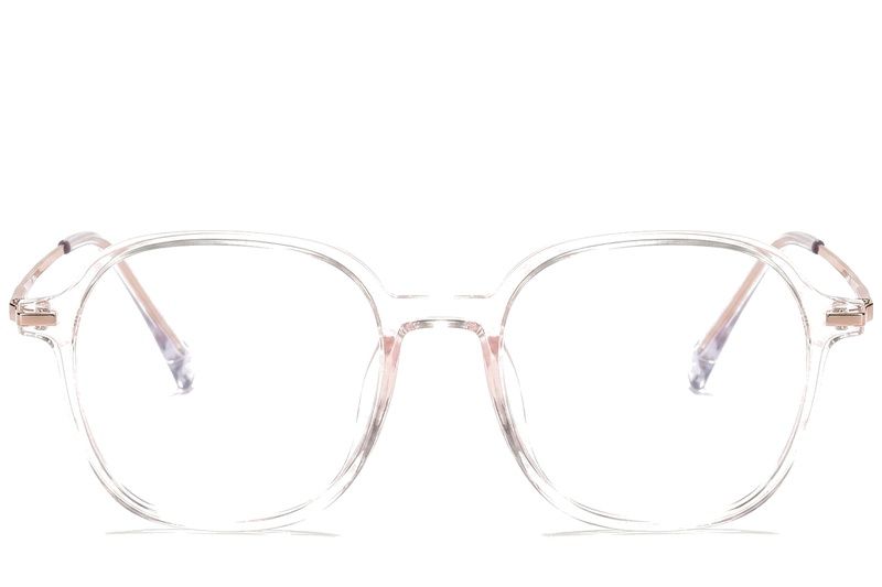 Occhiali ovali in titanio rosa #BS0218-0335