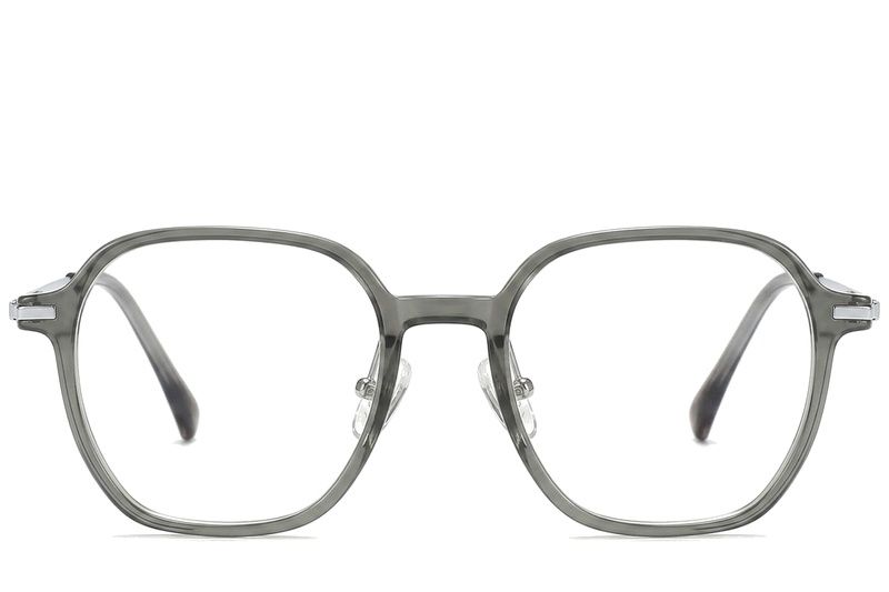 Oval Green Titanium Glasses #BS0218-0336