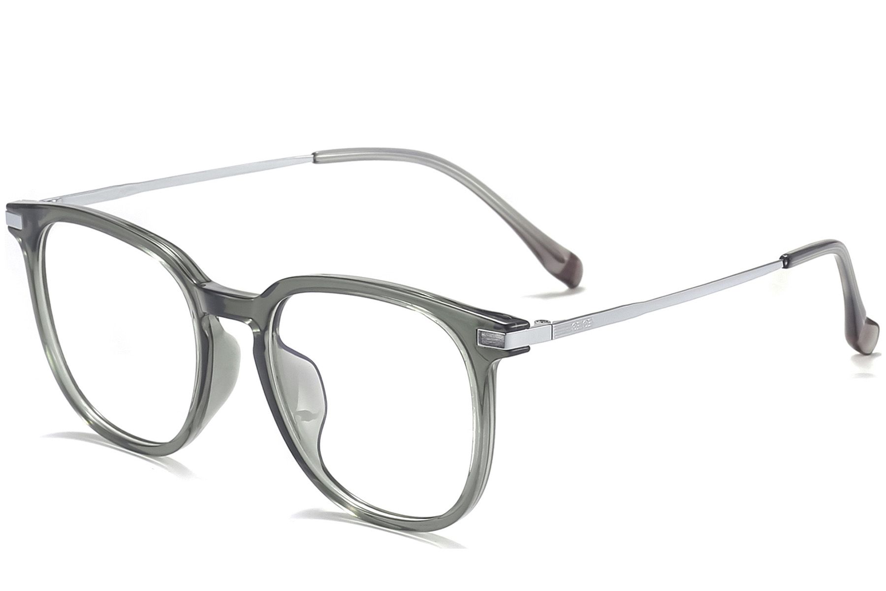 Oval Green Titanium Glasses #BS0218-0343