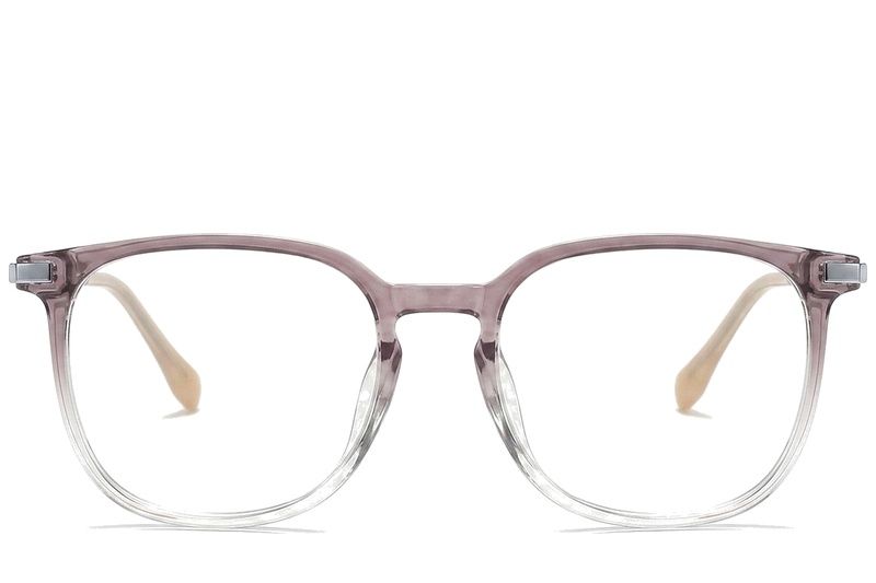 Gafas ovaladas de titanio morado #BS0218-0356