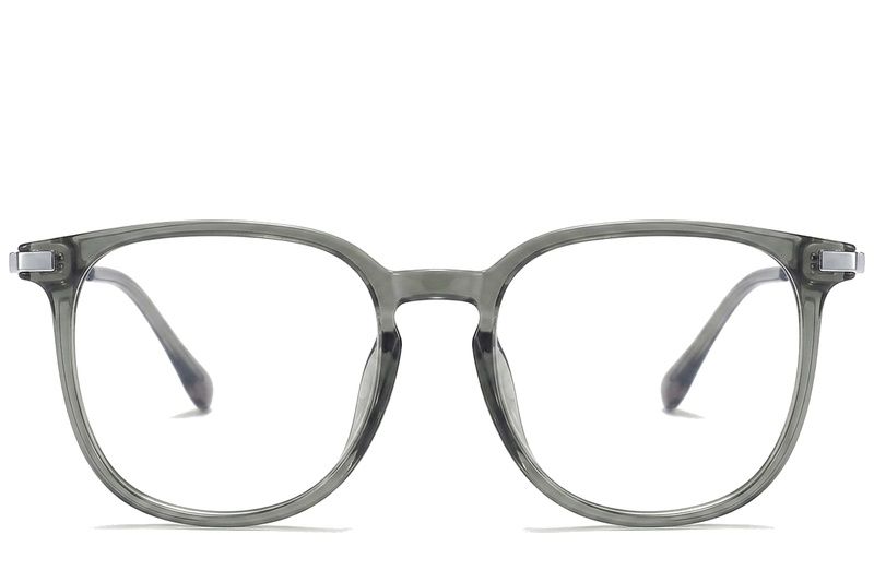 Ovale groene titanium bril #BS0218-0357