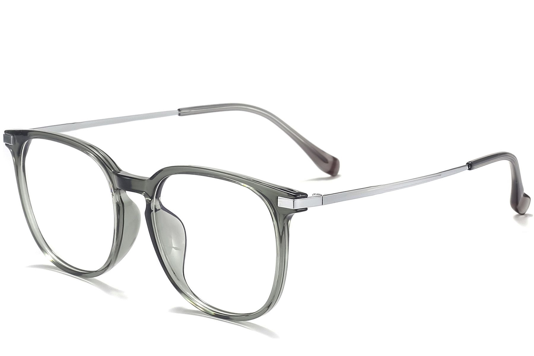 Oval Green Titanium Glasses #BS0218-0357